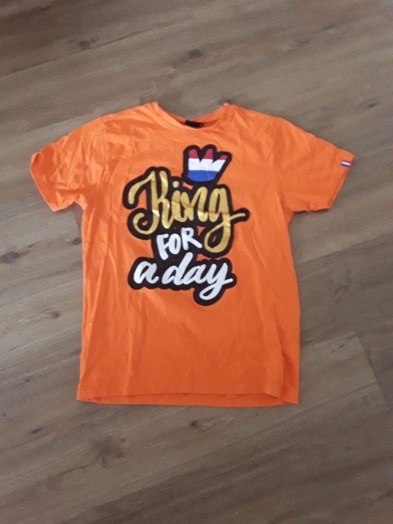 Oranje t shirt maat m, Oranje, Ophalen of Verzenden, Zo goed als nieuw, Korte mouw