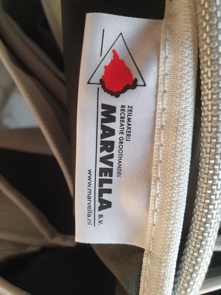 Marvella Palermo luifel o.m. 944 cm incl. zijw. z.g.a.n, Caravans en Kamperen, Caravan accessoires, Ophalen of Verzenden, Zo goed als nieuw