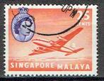 Singapore Malaya Propellor vliegtuig, Verzenden, Gestempeld, Vliegtuigen