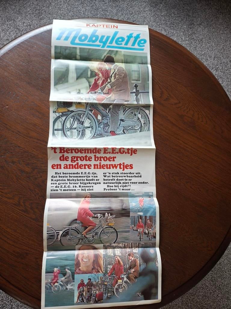 Mobylette folder, Ophalen