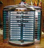 Boekwerk Manual voor Wallbox 5205-5206-5207, Verzamelen, Ophalen of Verzenden, 1970 tot heden, Overige merken