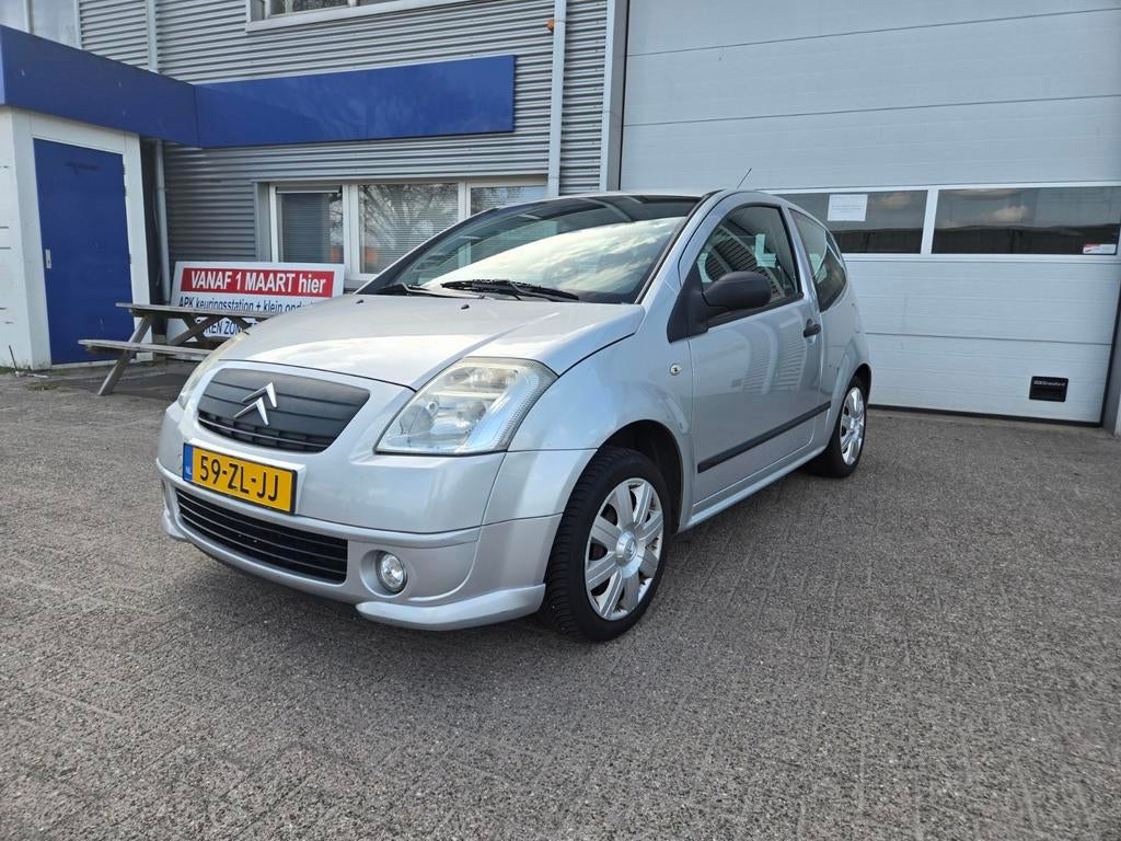 Citroën C2 1.4 I 2008 Grijs, Auto's, Citroën, Voorwielaandrijving, Zwart, 4 cilinders, 965 kg