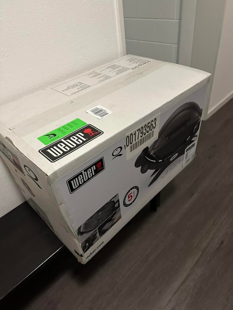 Weber Q 1400 elektrische BBQ, Tuin en Terras, Elektrische barbecues, Ophalen, Nieuw