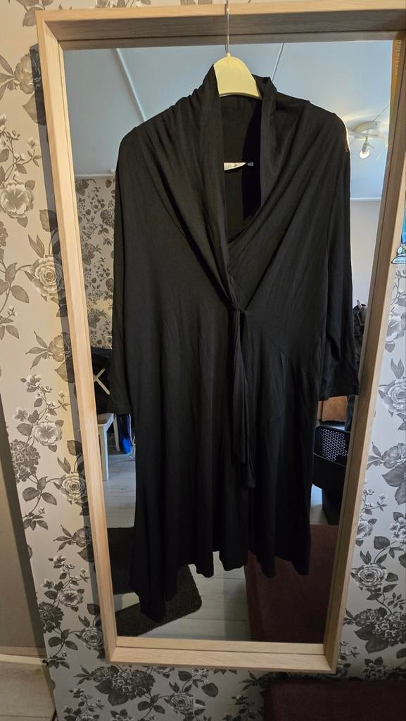 Jurk Miss Etam mt 48, Kleding | Dames, Jumpsuits, Ophalen of Verzenden, Zo goed als nieuw, Maat 46/48 (XL) of groter, Zwart