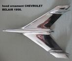 Chevrolet Be lAir 1956, chroom motorkap ornament, Auto-onderdelen, Ophalen of Verzenden, Gebruikt, Chevrolet