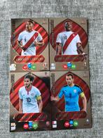 Panini WK 2018 set 4x Zuid-Amerikaanse Limited Editions, Ophalen of Verzenden, Zo goed als nieuw, Buitenlandse clubs, Spelerskaart