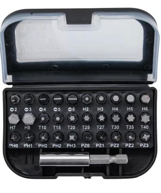 Bitset 1/4” 31-delig, Doe-het-zelf en Verbouw, Gereedschap | Handgereedschap, Nieuw, Ophalen of Verzenden