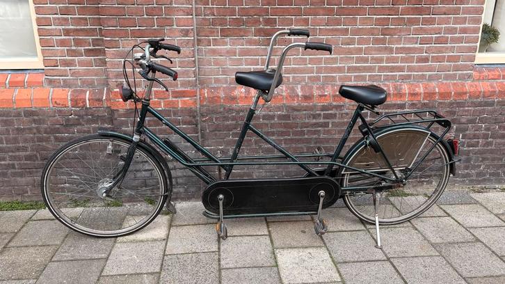 Union tandemfiets - 5 versnellingen, Fietsen en Brommers, Fietsen | Tandems, Gebruikt, Minder dan 10 versnellingen, 53 tot 57 cm