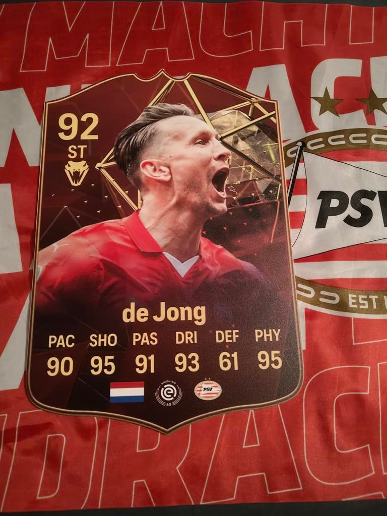 Voetbalkaartjes (37cmx25cm) - PSV (veel spelers beschikbaar), Verzamelen, Ophalen, Zo goed als nieuw, PSV, Poster, Plaatje of Sticker