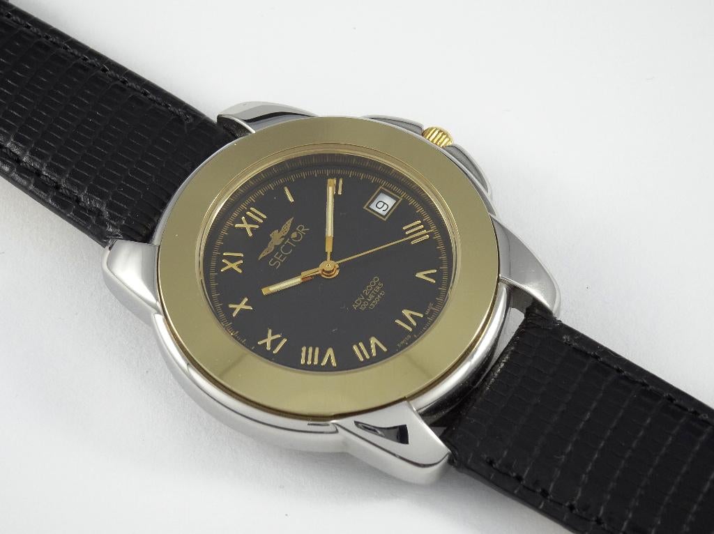 Sector heren horloge ADV2000 Waterproof NIEUW, Staal, Staal, Polshorloge, Nieuw