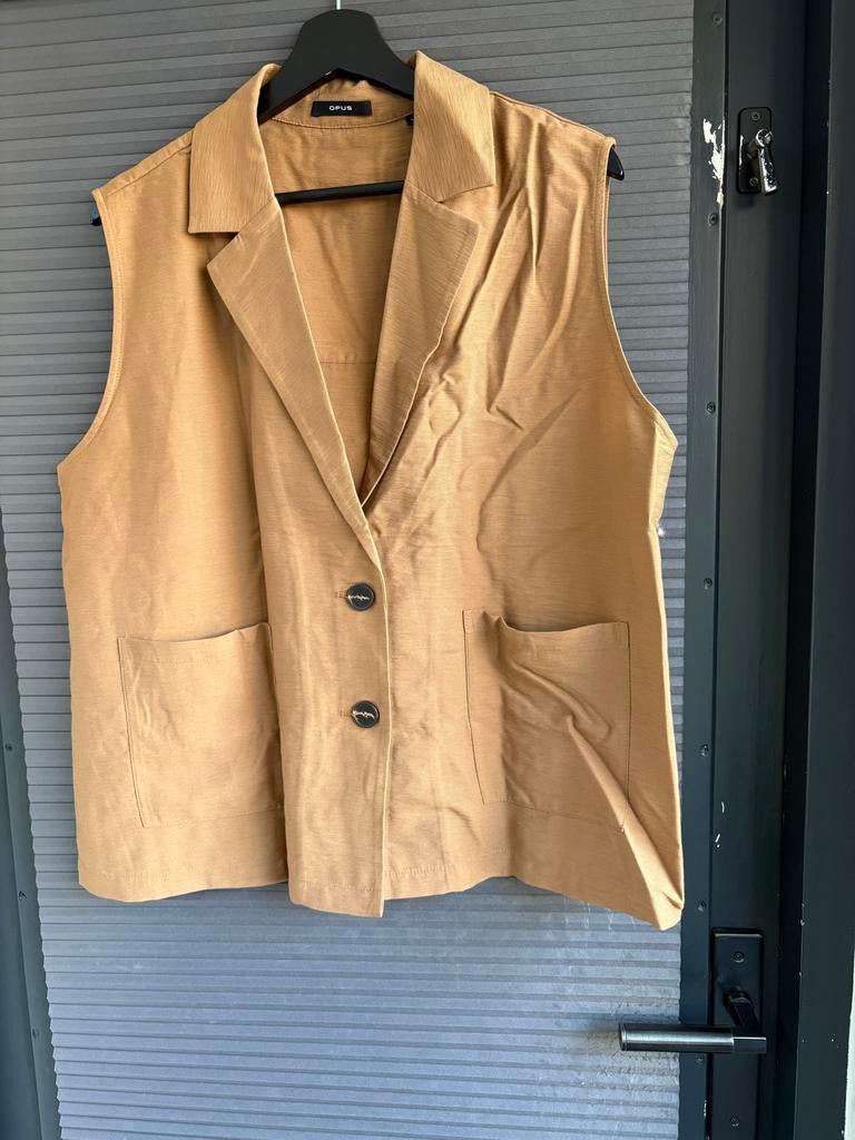 Opus gilet camelkleur maat 44, Overige kleuren, Maat 42/44 (L), Ophalen of Verzenden, Zo goed als nieuw