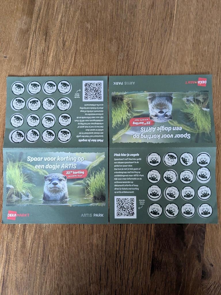 artis kaartjes, Twee personen, Ticket of Toegangskaart