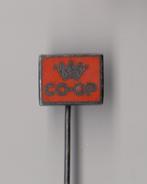 Emaille COOP Supermarkt speldje, Verzamelen, Gebruikt, Niet vindbaar, Niet vindbaar, Speldje of Pin