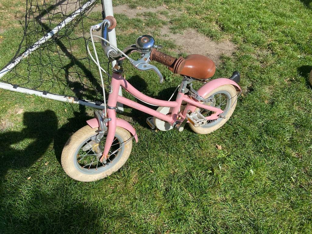 Roze meisjesfiets bobbin, Ophalen, Gebruikt