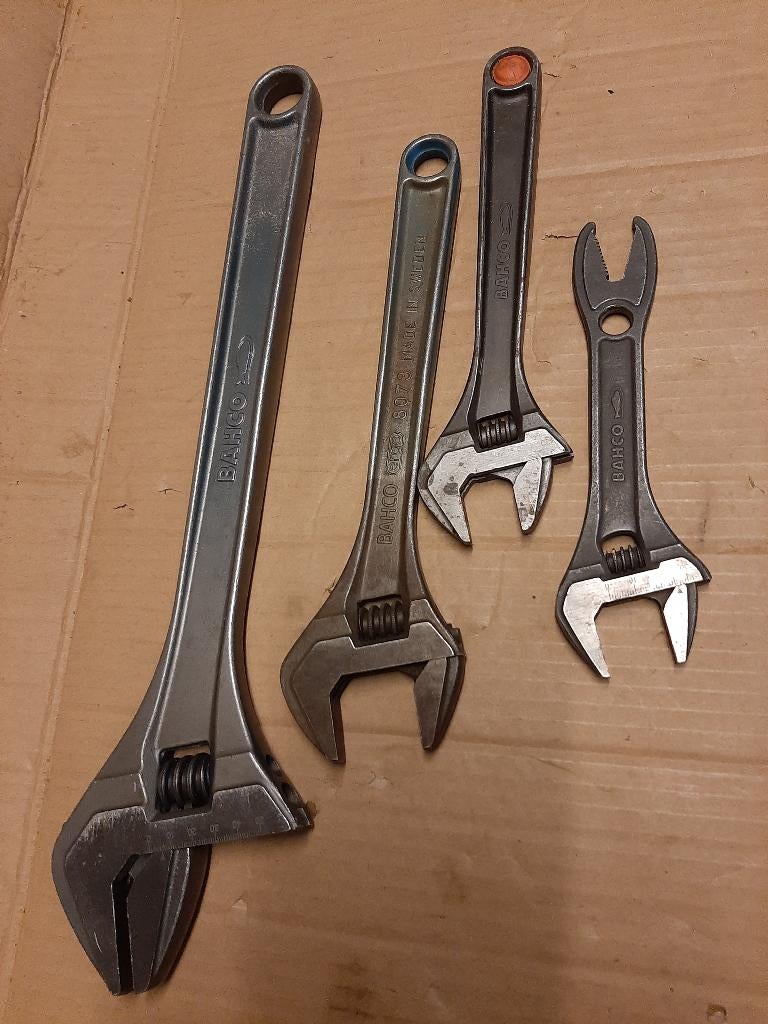 set verstelbare moersleutels bahco, Ophalen of Verzenden, Gebruikt