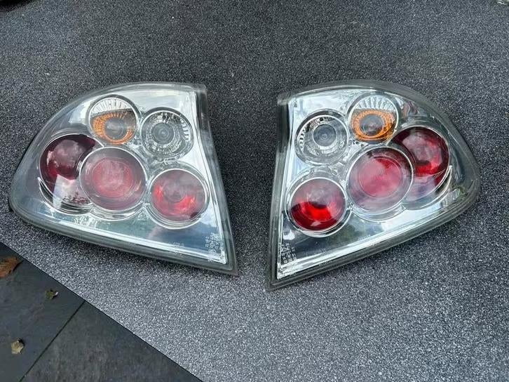 Opel Tigra A (1994–2000) - achterlichten chroom look, Auto-onderdelen, Verlichting, Ophalen, Gebruikt, Opel