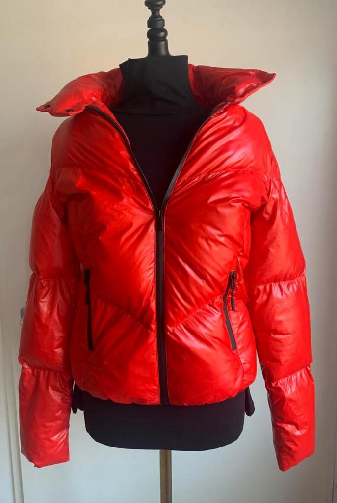 Winterjas, Superdry. Maat 36. Rood, Ophalen of Verzenden, Zo goed als nieuw, Maat 36 (S), Rood