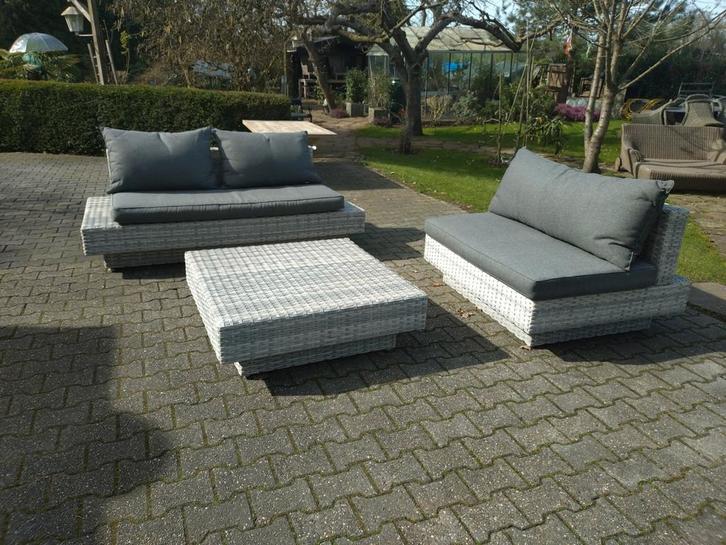 Mooie loungeset Garden Impressions, Tuin en Terras, Ligbedden, Zo goed als nieuw, Aluminium, Ophalen
