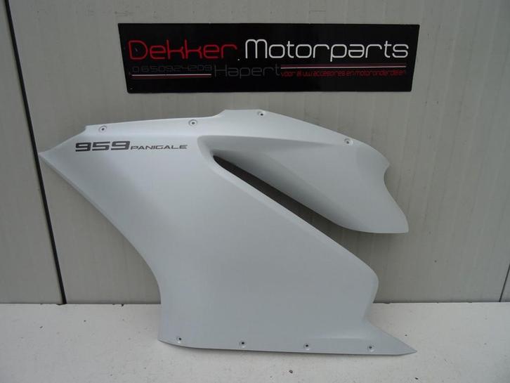Linker Zijpaneel / Kuipdeel links Ducati Panigale 959 Wit, Motoren, Onderdelen | Ducati, Ophalen of Verzenden