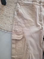 YAYA CARGO BROEK BEIGE MAAT 40, Kleding | Dames, Ophalen of Verzenden, Gedragen, Maat 38/40 (M), Beige