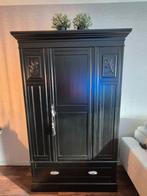 Antieke (zwarte) kast, Antiek en Kunst, Antiek | Meubels | Kasten, Ophalen