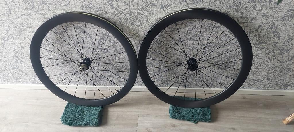 Handgespaakte 50 mm gravelwielset, Ophalen of Verzenden, Gravelbike