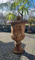 Gietijzeren bloempot, Ophalen of Verzenden