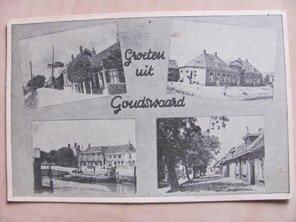 Goudswaard, verzamelkaart, Ophalen of Verzenden, 1960 tot 1980, Gelopen, Zuid-Holland