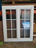Ongebruikt nieuw kunststof kozijn 110 x 130 kruis ramen open, Kunststof, Raamkozijn, Nieuw, 75 tot 150 cm