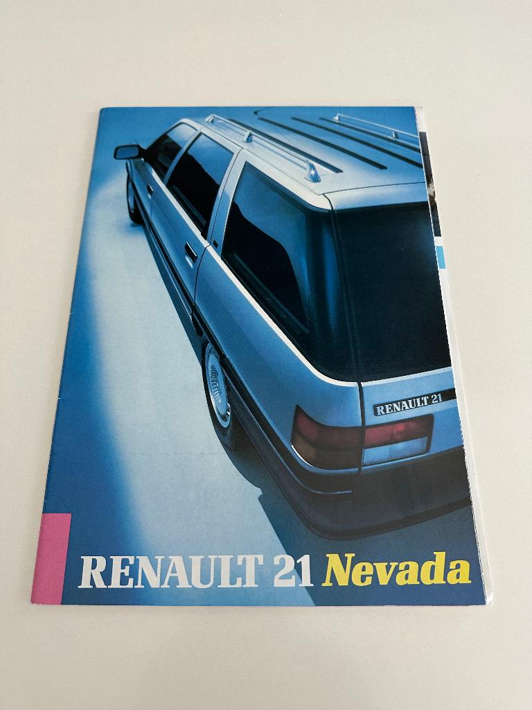 Folder Renault 21 nevada 2611011, Ophalen of Verzenden, Zo goed als nieuw, Renault
