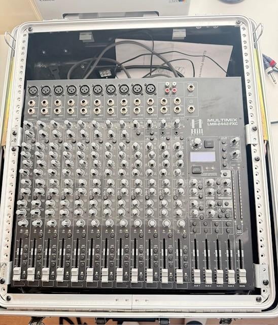 Hills Audio LMR-2442-FXC 8 kanaals Mengpaneel, Muziek en Instrumenten, Mengpanelen, Zo goed als nieuw, 5 tot 10 kanalen, Microfooningang