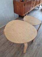 2 vintage tafeltjes Ikea, 50 tot 100 cm, Rond, Minder dan 50 cm, 50 tot 100 cm
