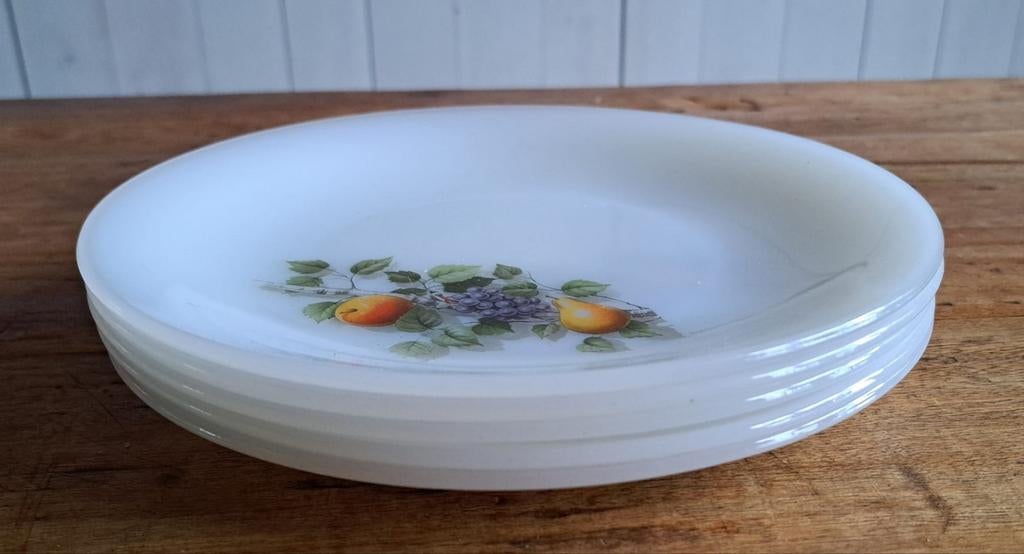 Acropal fruit the France borden, Antiek en Kunst, Antiek | Servies los, Ophalen of Verzenden