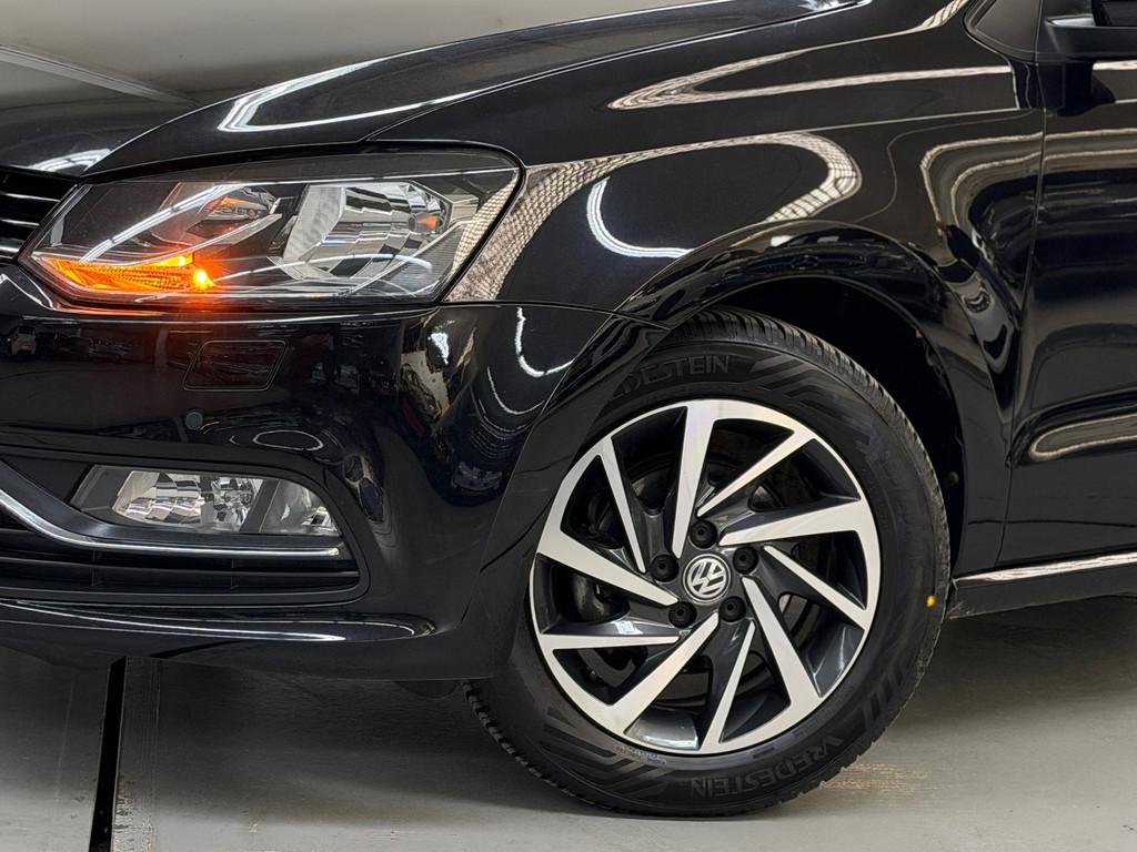 Volkswagen Polo 1.0 Comfortline Business Sound Edition Cruis, Navigatiesysteem, Euro 6, Zwart, Bedrijf