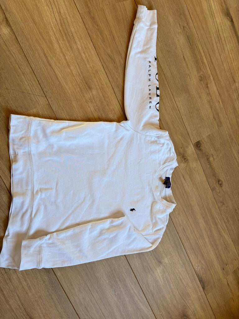 Ralph Lauren sweater wit maat 14/16/176, Ophalen of Verzenden, Zo goed als nieuw, Jongen of Meisje