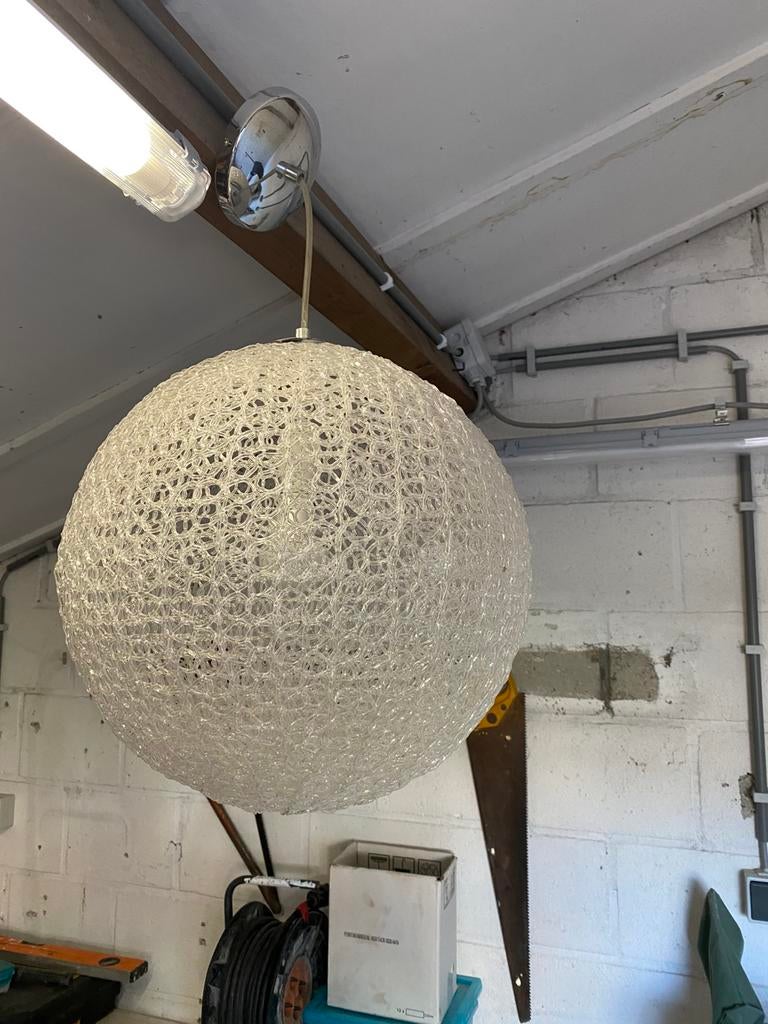 Geweven Bollamp, Ophalen, Zo goed als nieuw