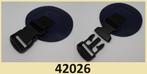 42026 PVC patch met klikgesp 30 mm. € 6,50, Ophalen of Verzenden, Nieuw, Overige typen