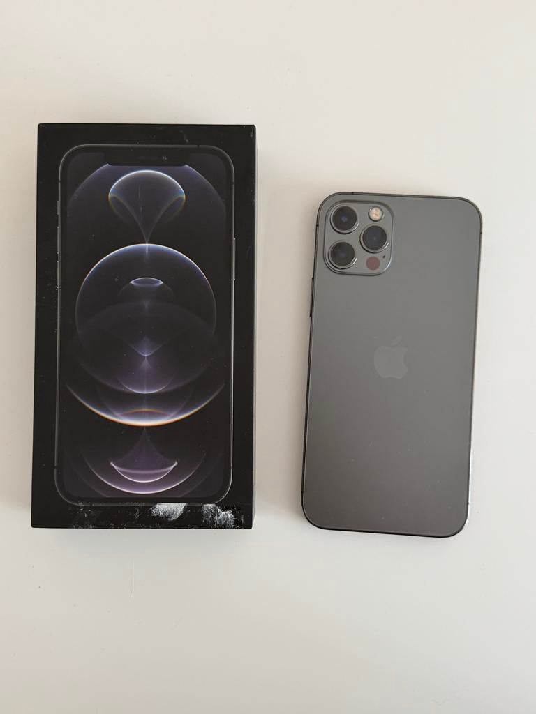 Iphone 12 Pro 256GB, IPhone 12 Pro, Zo goed als nieuw, Zonder simlock, Grijs
