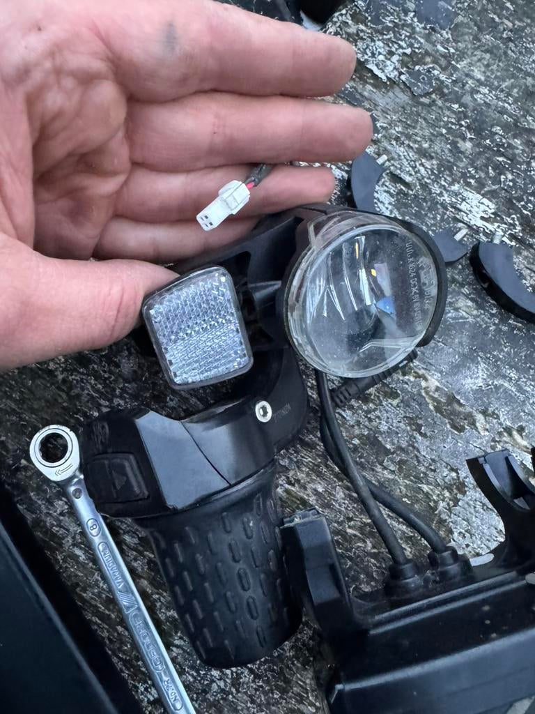 voorlicht/ koplamp motor bagagedrager Sparta F8e Lane, Ophalen of Verzenden, XS