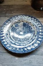 Antiek Royal Tudor Ware 'Coaching Taverns' bord 1828, Ophalen of Verzenden