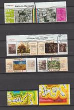 Modern 2003 gestempeld 8 versch. allen met tab of hoekstuk, Postzegels en Munten, Verzenden, Na 1940, Gestempeld