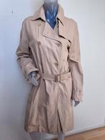 VentCouvert beige leren gevoerde trenchcoat - 3 / 38, Verzenden, Zo goed als nieuw, Maat 38/40 (M), Beige