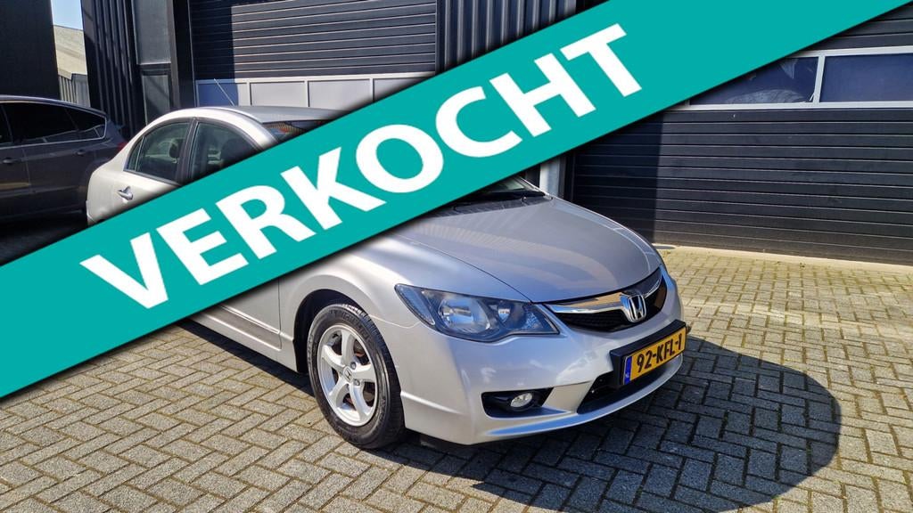 Honda Civic 1.3 Hybrid Airco, Auto's, Honda, Euro 5, Stof, Gebruikt, Origineel Nederlands