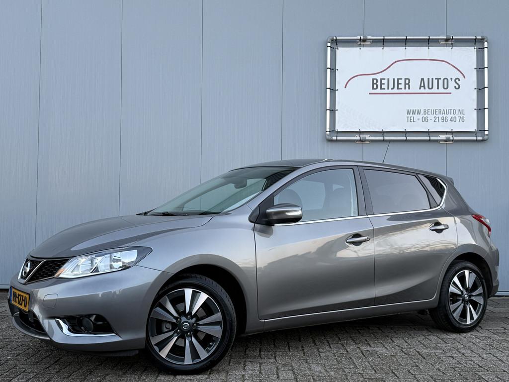 Nissan Pulsar 1.2 DIG-T N-Connecta Navigatie/Trekhaak., Auto's, Nissan, Voorwielaandrijving, Euro 6, 4 cilinders, 1165 kg
