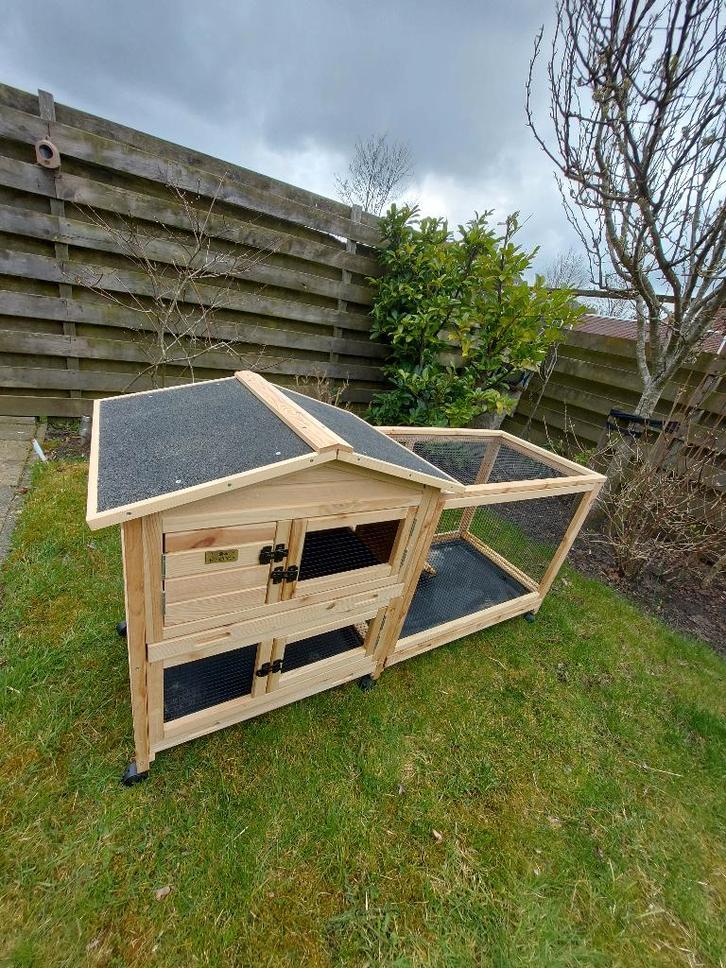 GRATIS konijn- en knaagdierhok, Dieren en Toebehoren, Knaagdieren en Konijnen | Hokken en Kooien, Gebruikt, Hok, 60 tot 90 cm