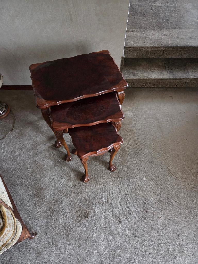 Klassieke nesttafels – set van 3 – Louis XV stijl, Ophalen