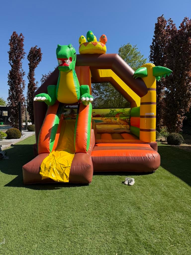 Springkussen “Dino” te huur, Ophalen of Verzenden, Overige