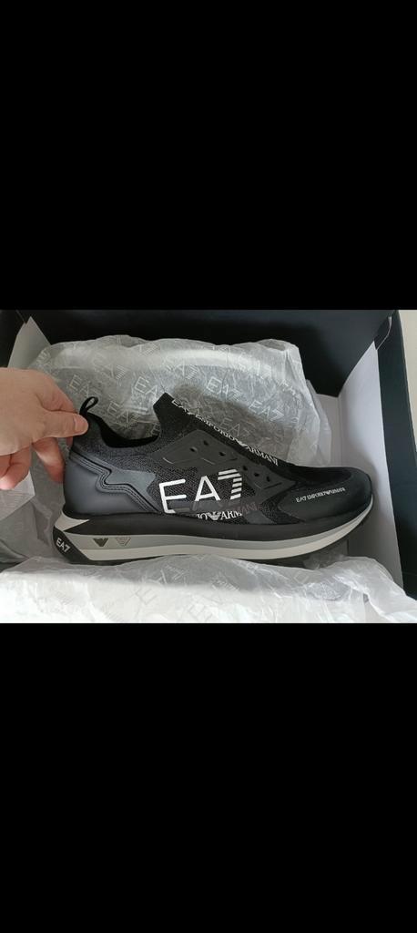 Zwarte EA7 Sneakers (Maat 43 1/3), Kleding | Heren, Schoenen, Zo goed als nieuw, Sneakers of Gympen, Zwart, Ophalen of Verzenden