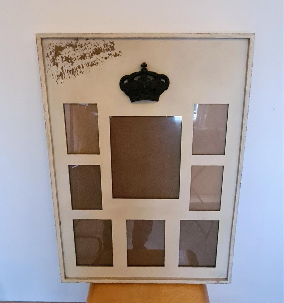 3x gro Fotolijst met meerdere openingen - Familie & Vrienden, Ophalen, Zo goed als nieuw, 75 cm of meer, 50 tot 75 cm