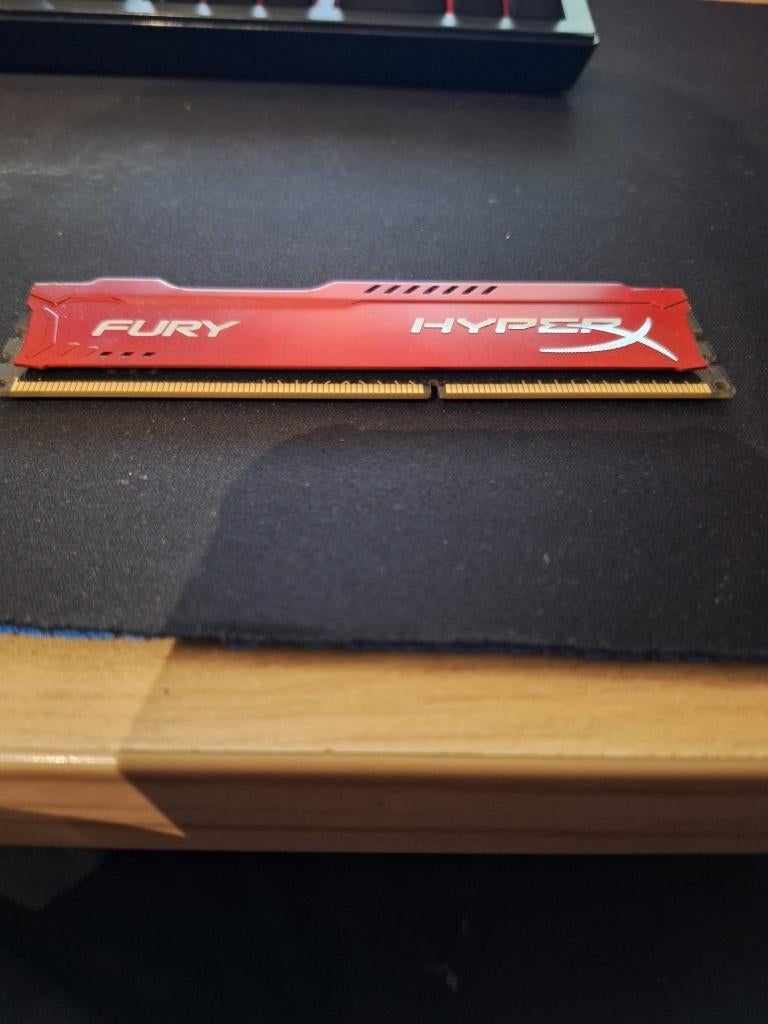 Ram Geheugen HyperX Fury red HX316C10FRK2/8, Computers en Software, RAM geheugen, Ophalen, Gebruikt, 8 GB, DDR3